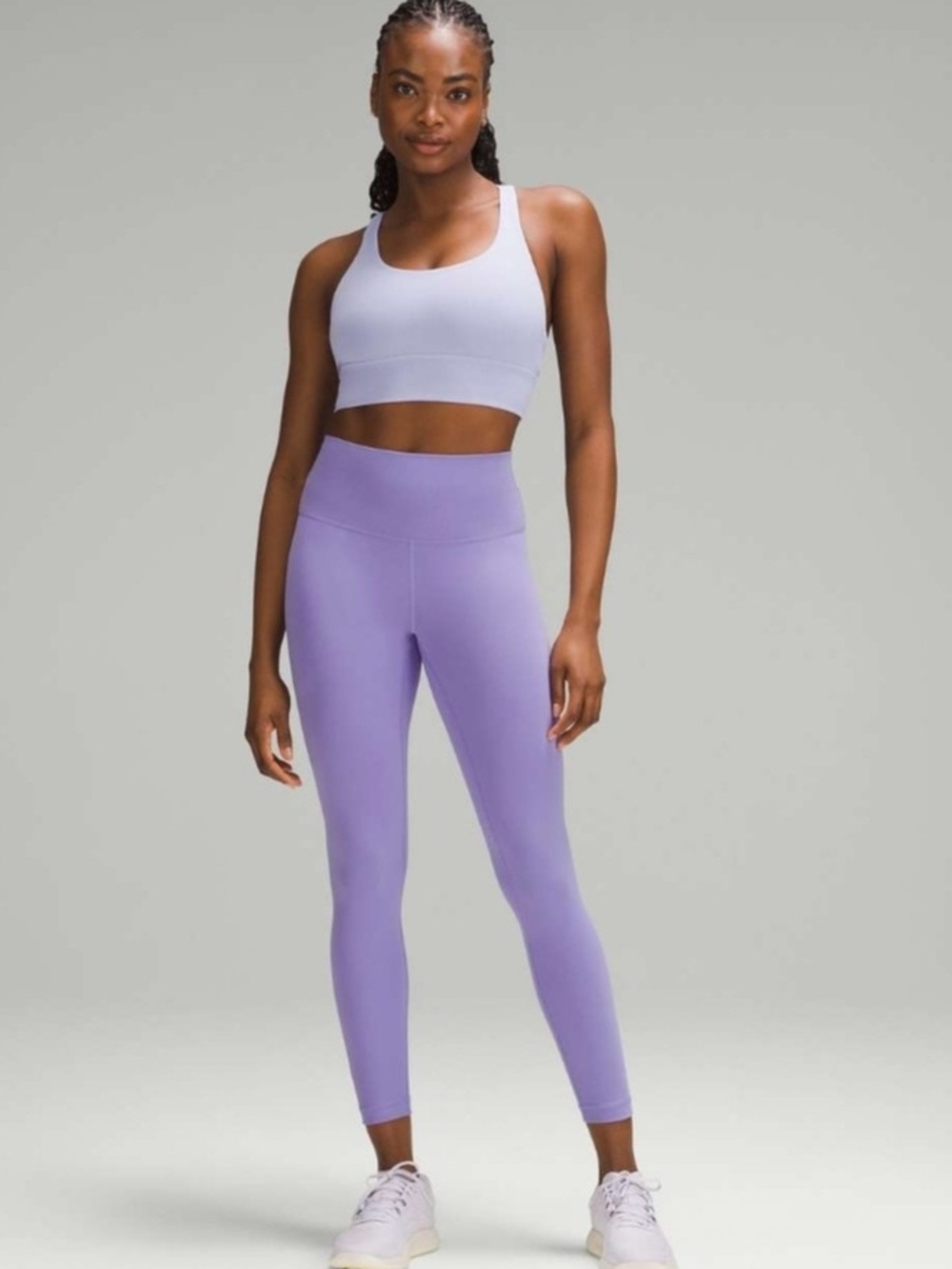 Lululemon Energy Longline Bra *Medium Support, B–D CupsLilac Smoke size 6